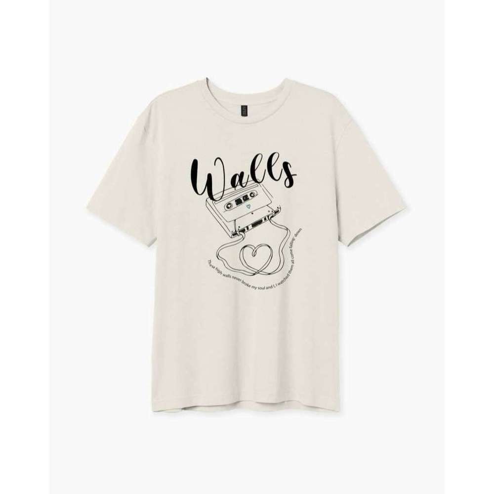 Walls One Direction Pop Band Lyric Fan T-Shirt